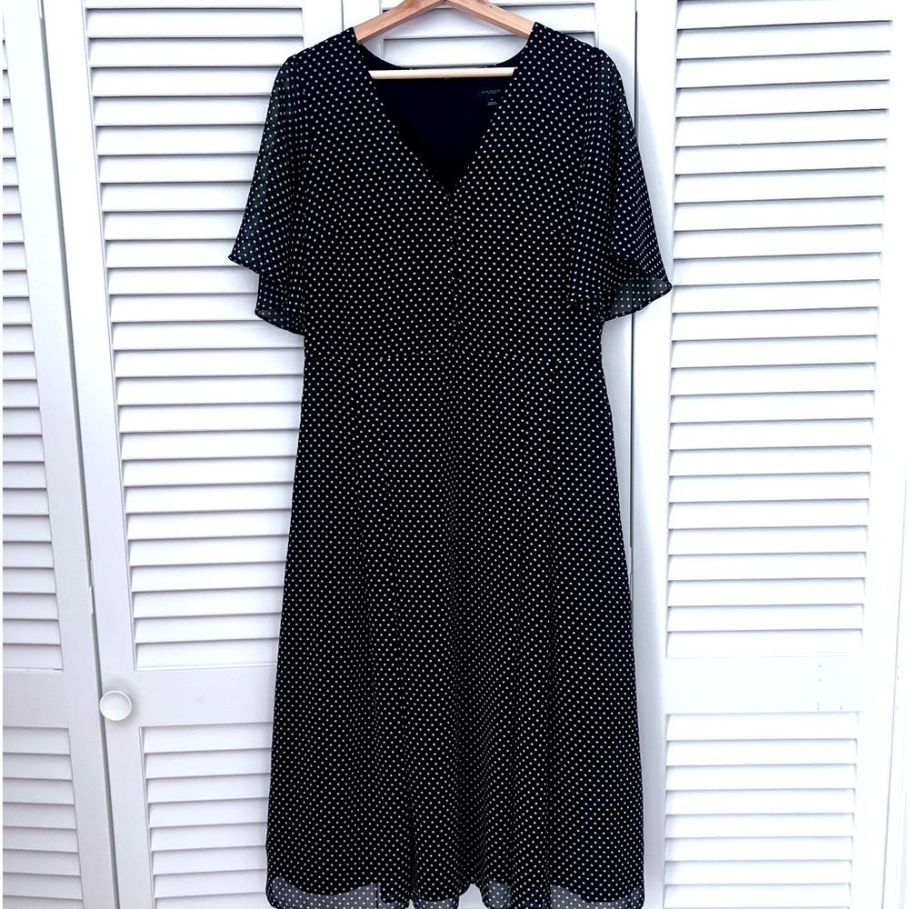 Ann Taylor Polka Dot Dress Size 10